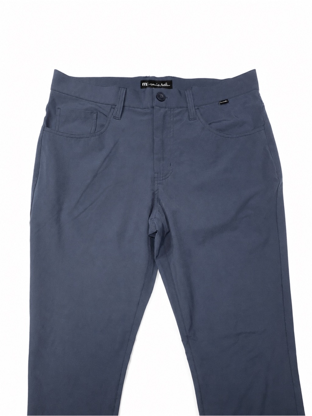 TravisMathew Golf Pants Mens 34 Blue Stretch Straight Leg Good Condition